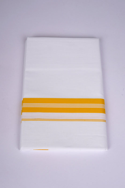 FS-125 W/S DHOTI  1.90 MTR - Yellow