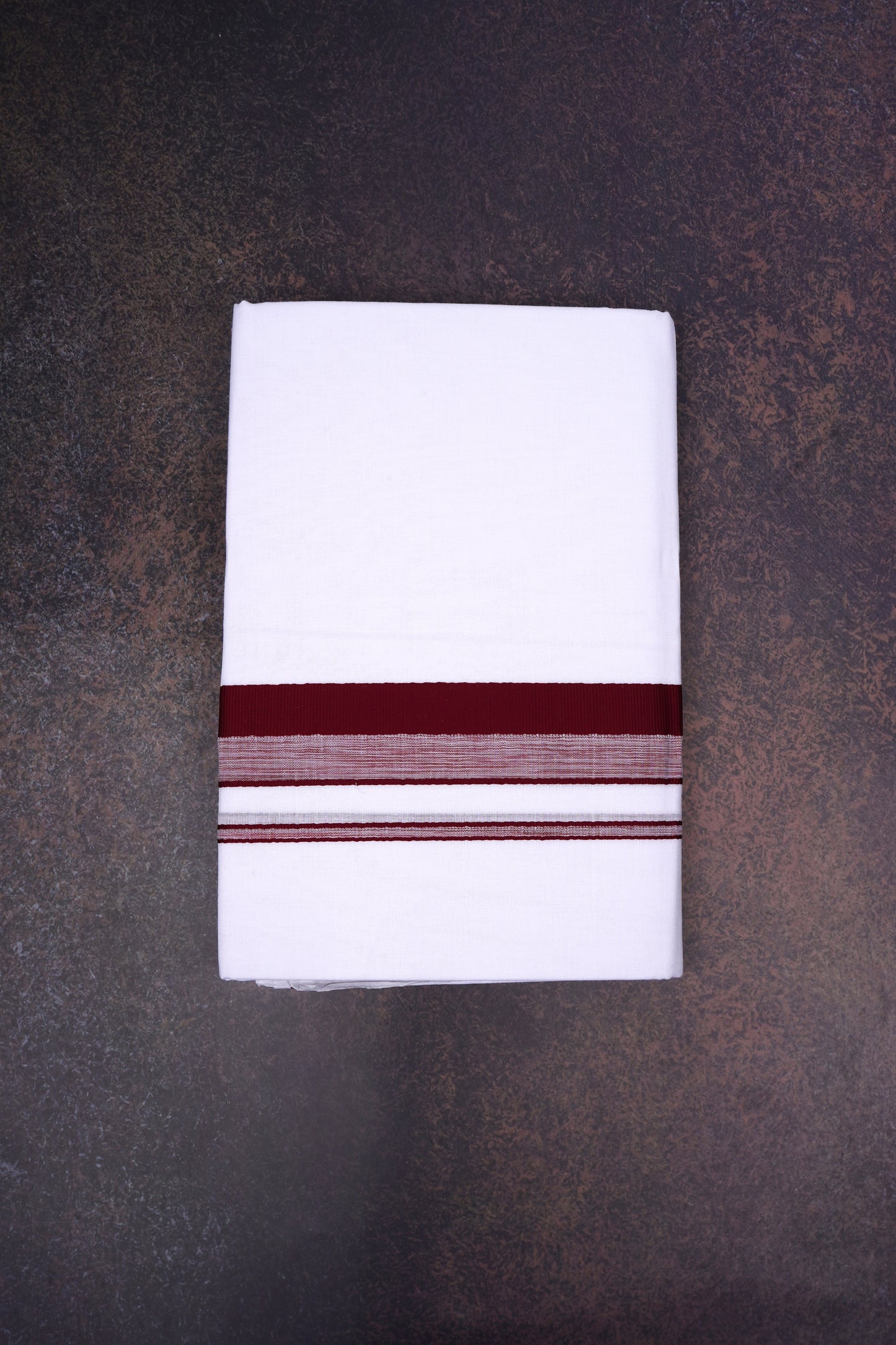 FD-170 W/D DHOTI 3.80 MTR-Dark maroon