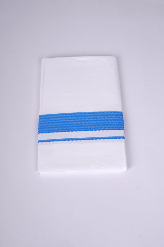 FS-136 W/S DHOTI  2.00 MTR - Blue