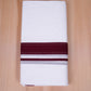 FCD-246 W/D DHOTI 4.00 MTR-Dark Maroon