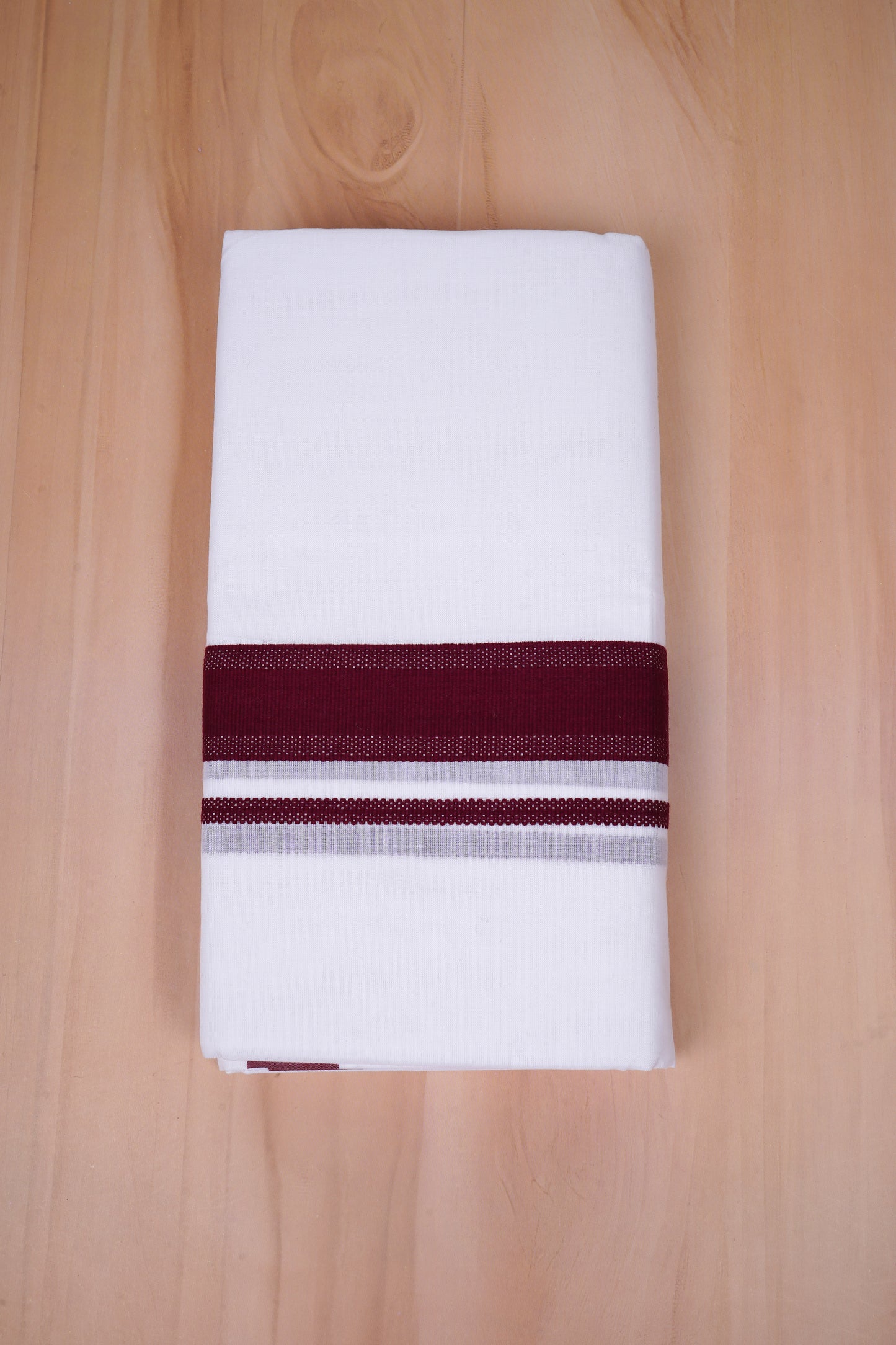 FCD-246 W/D DHOTI 4.00 MTR-Dark Maroon