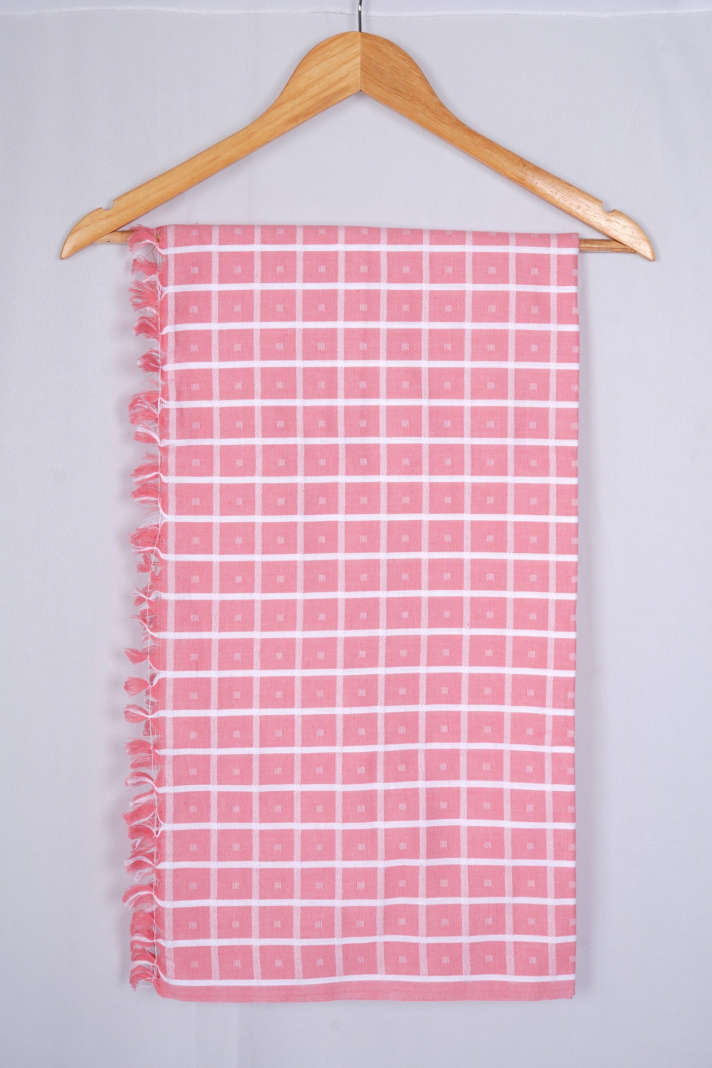 COLOUR BIGCHECK COTTON - CBT-23 BATH TOWEL - 30X60 - PINK