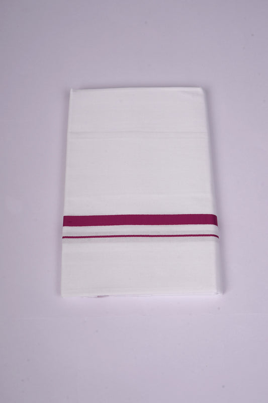 HS-17 STITCH W/S DHOTI  2.00 MTR - Violet