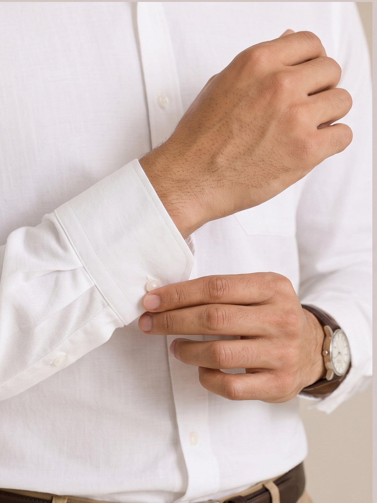 Captain Formal White Shirt For Men