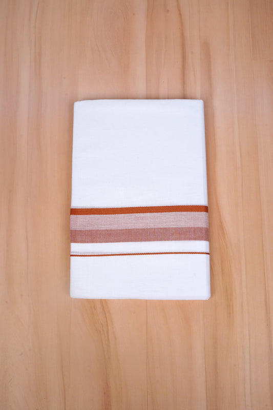 FCD-602 W/D DHOTI 3.80 MTR - Brown