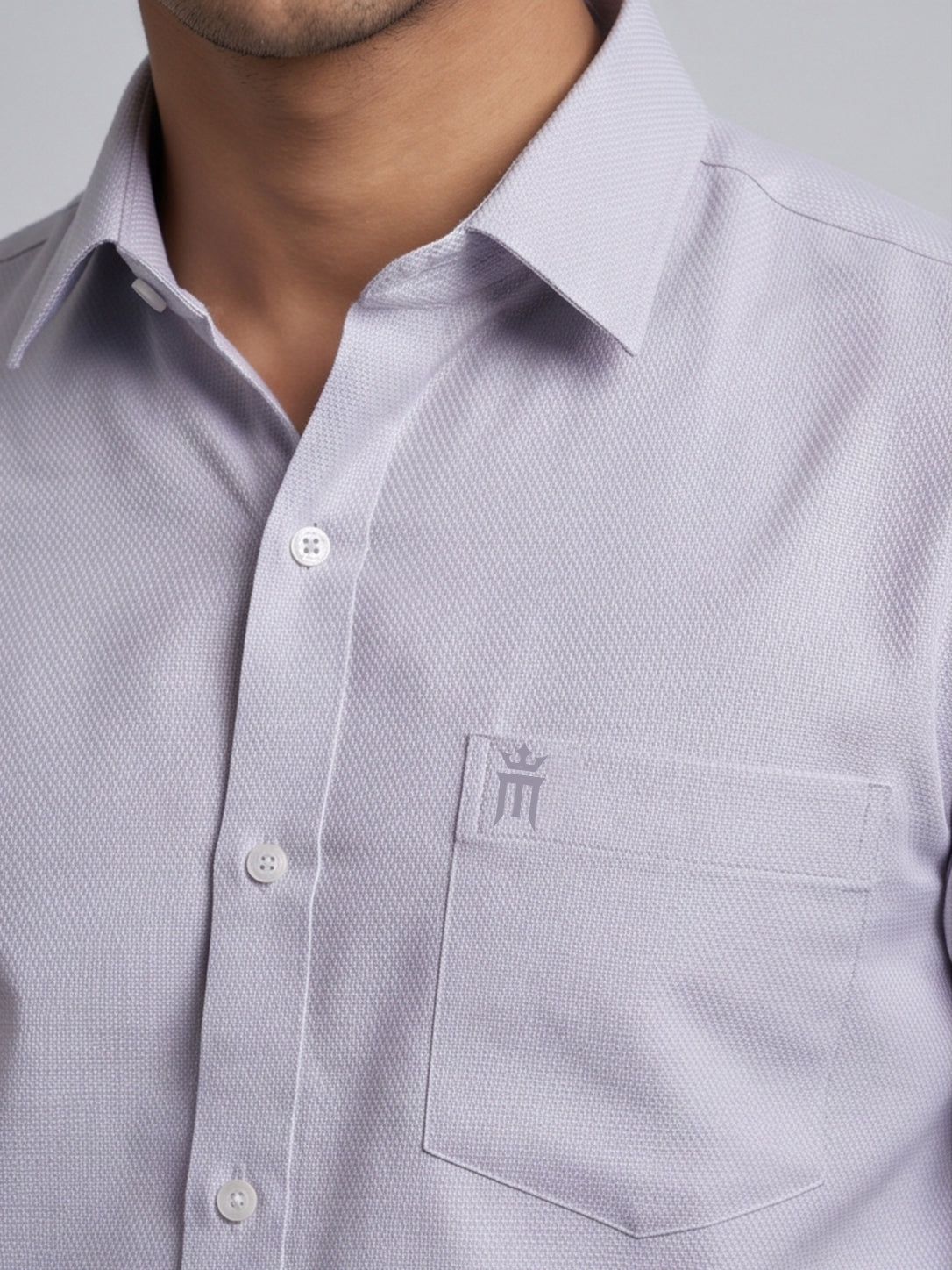 MCR Men Formal Colour Shirt - light grey 92055 ICE BERG