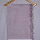 COLOUR MINICHECK COTTON - CBT-24 BATH TOWEL - 30X60 - LIGHT SHADOW PINK