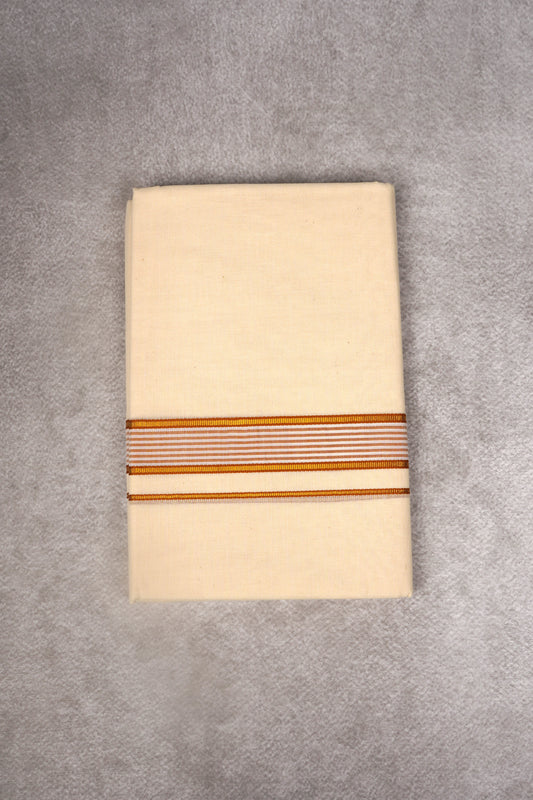 FD-186C C/D DHOTI  3.80 MTR-Brown