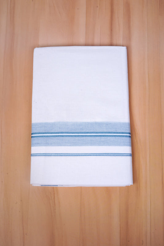 FCD-571 W/D DHOTI 3.80 MTR - Sky Blue
