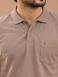 Eminent Plain Light Brown Color T-Shirt - 55007