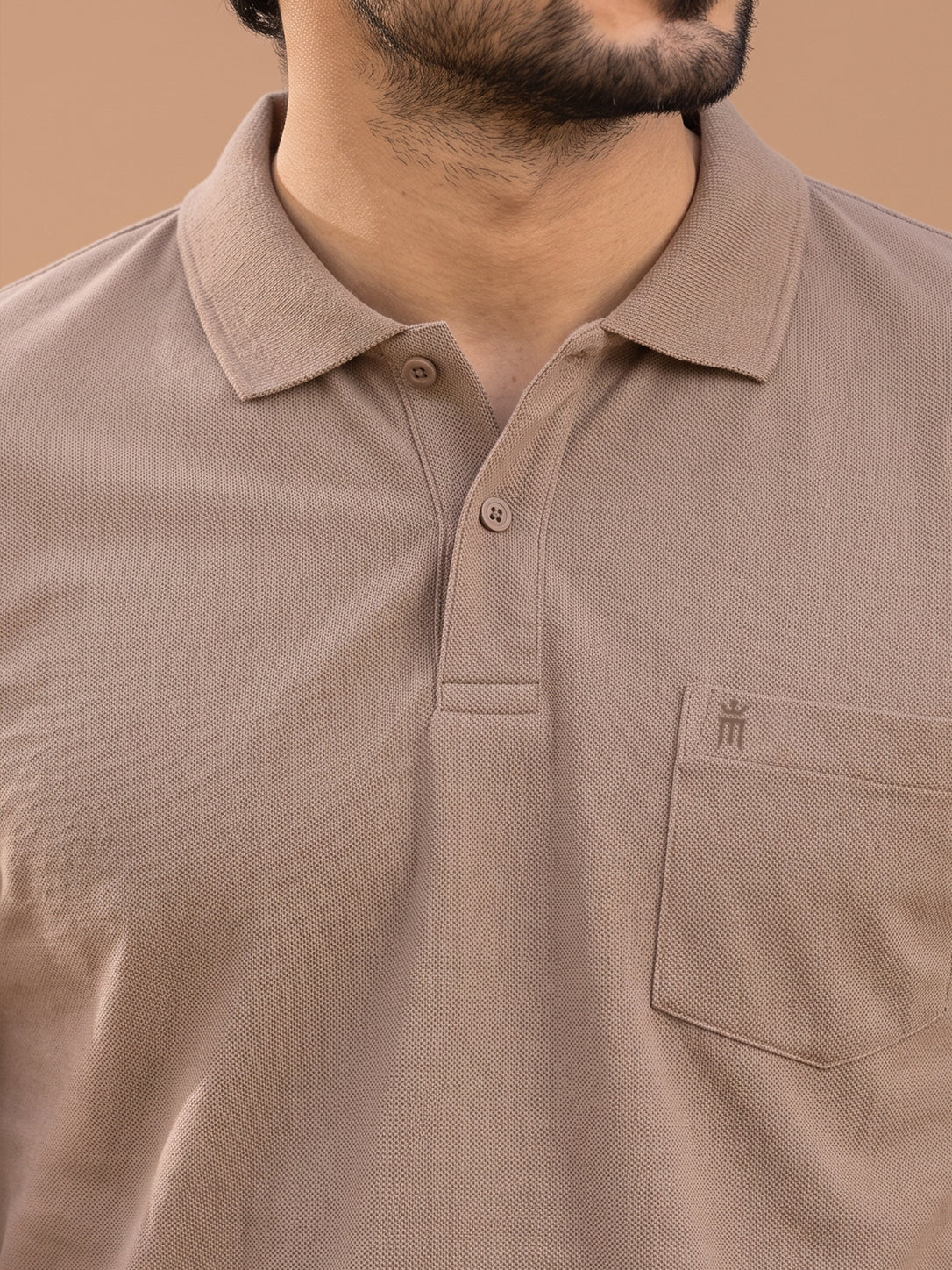 Eminent Plain Light Brown Color T-Shirt - 55007