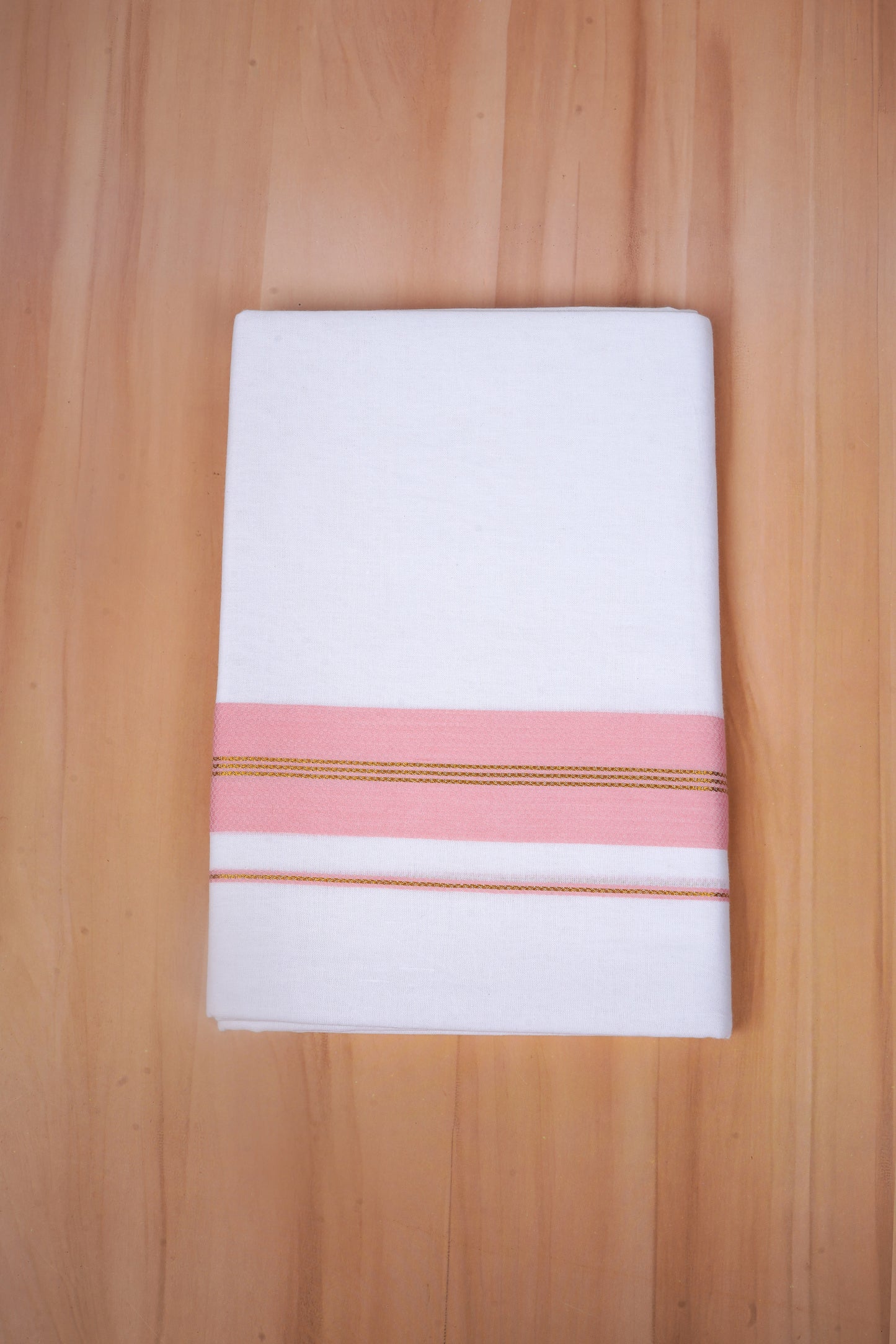 FCD-606 W/D DHOTI 3.80 MTR - Light pink