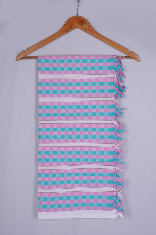 COLOUR DOBBY COTTON - CBT-21 BATH TOWEL - 30X60 - BLUE