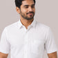 President Formal White Men Shirt