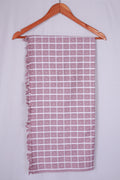 COLOUR BIGCHECK COTTON - CBT-23 BATH TOWEL - 30X60 - LIGHT PINK