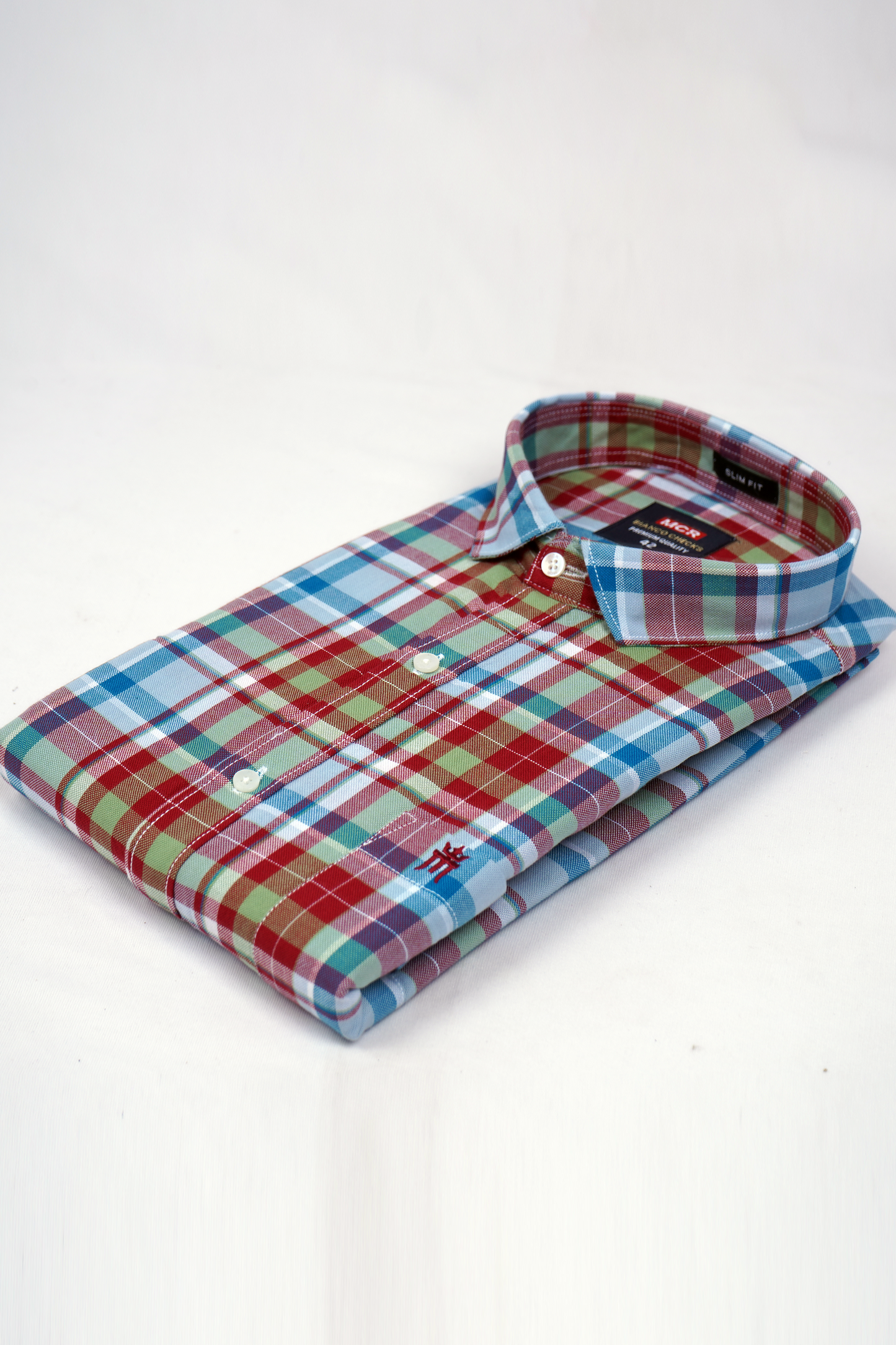 MCR BIANCO CHECKS 91009 Full Sleeve Formal Color Shirt For Men