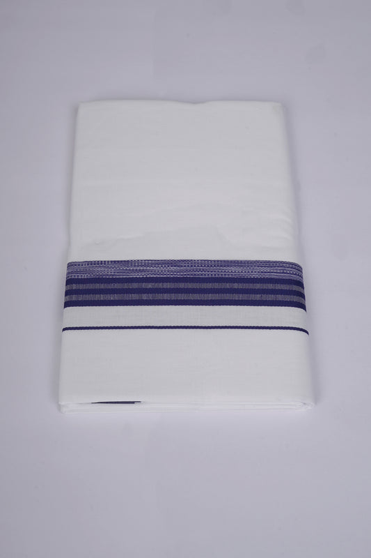 FS-129 W/S DHOTI  1.90 MTR -  Navy Blue