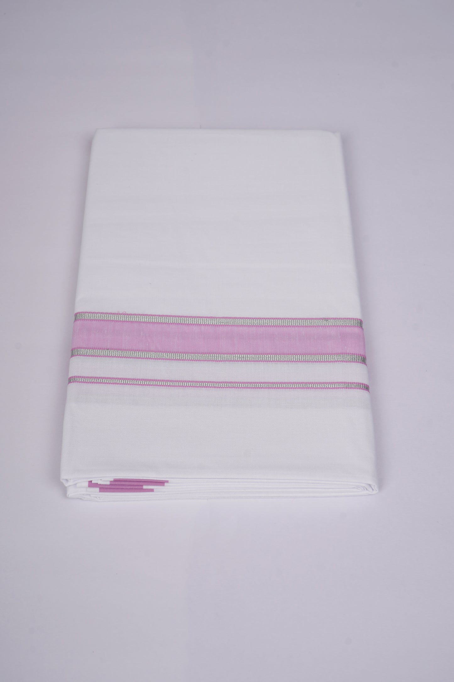 FS-105 W/S DHOTI  2.00 MTR - Light Pink