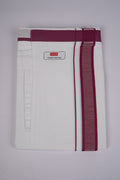 PKT FD-02 VELCRO WHITE DOUBLE DHOTI - Violet