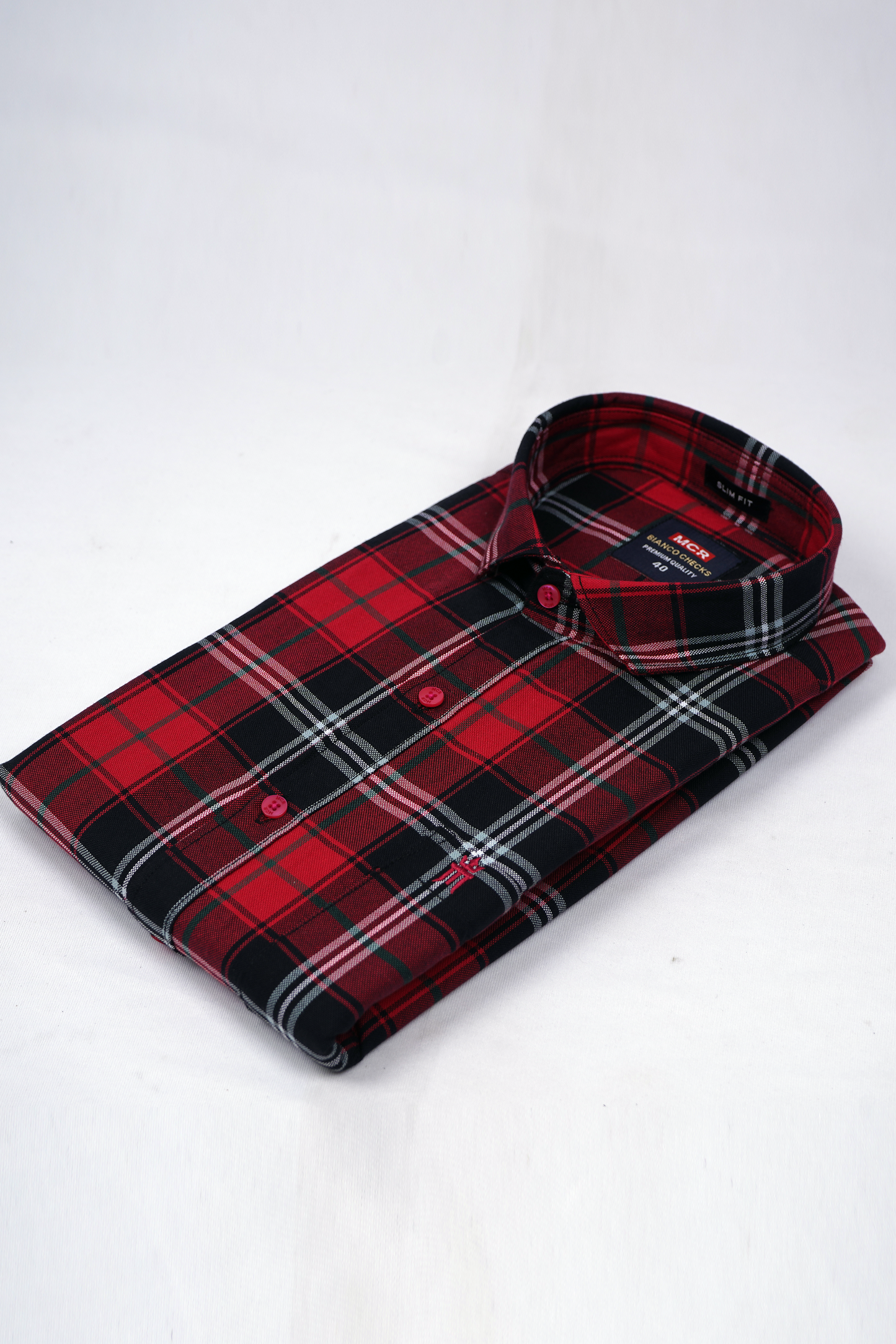 MCR BIANCO CHECKS 91016 Full Sleeve Formal Color Shirt For Men