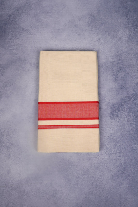 FCD-74C C/D DHOTI  4.00 MTR-Dark Pink