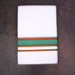 FD-176 W/D DHOTI 3.80 MTR-Green