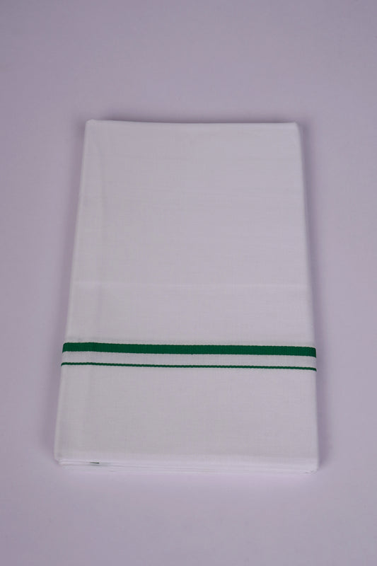 QS-04 W/S DHOTI  2.00 MTR - Dark Green