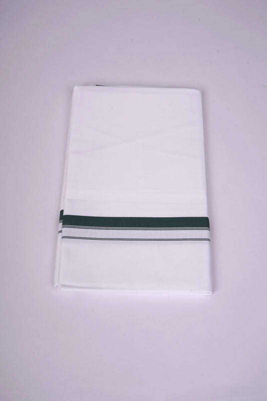 HS-20 W/S DHOTI  2.00 MTR - Dark Green
