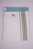 PKT FS-01 VELCRO WHITE SINGLE DHOTI - blue