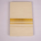 GLD-145C CREAM DOUBLE DHOTI  4.00 MTR
