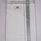 PKT SLS-01 VELCRO WHITE SINGLE DHOTI