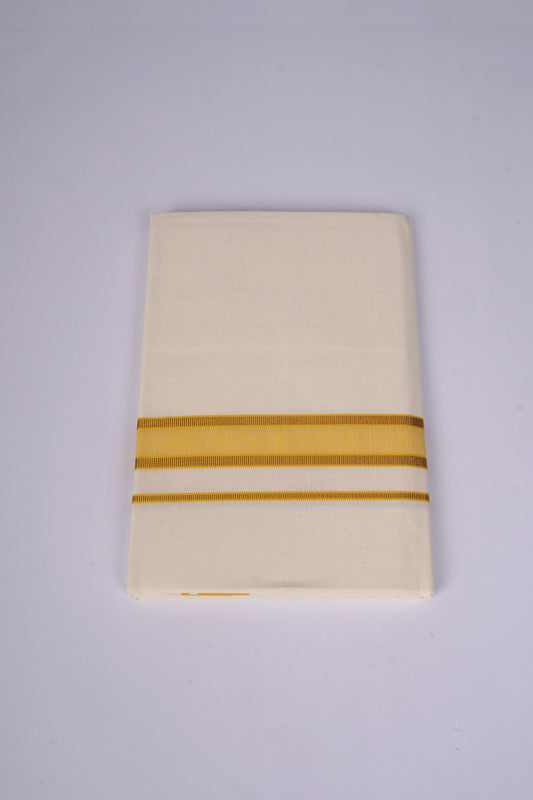 FS-133C C/S DHOTI  2.00 MTR - Light Yellow