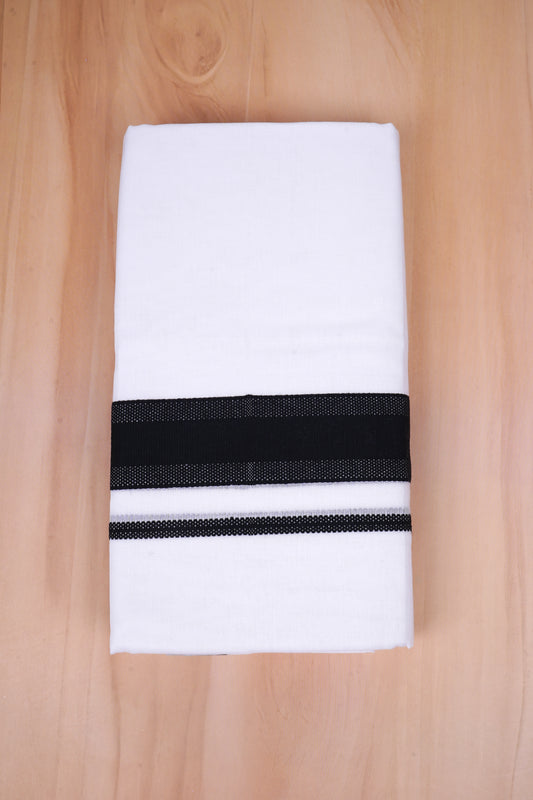 FCD-246 W/D DHOTI 4.00 MTR-Black