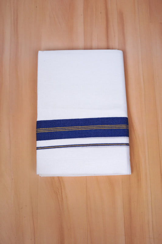 FCD-606 W/D DHOTI 3.80 MTR - Blue