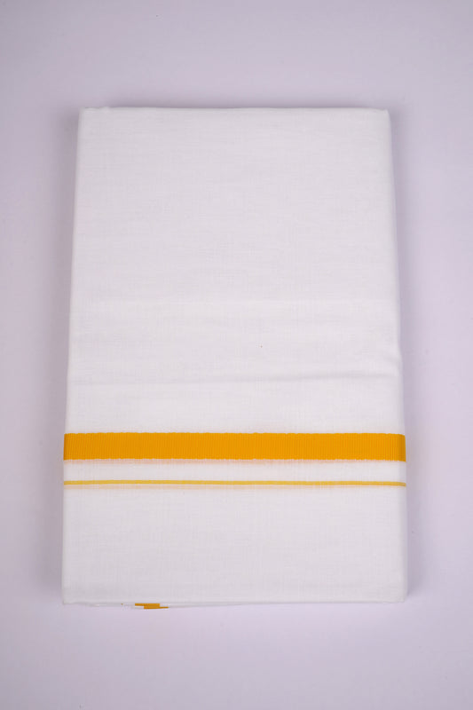 HD-17 W/D DHOTI  3.80 MTR-yellow