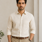 Excel Formal Cream Shirt For Men