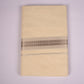 SLD-74C CREAM DOUBLE DHOTI  4.00 MTR