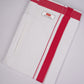PKT FD-01 VELCRO WHITE DOUBLE DHOTI - Dark Pink