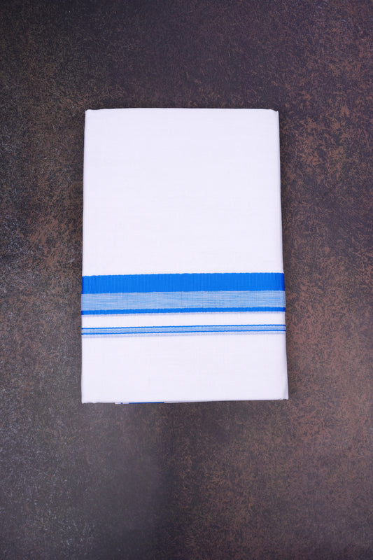 FD-170 W/D DHOTI 3.80 MTR-Sky Blue
