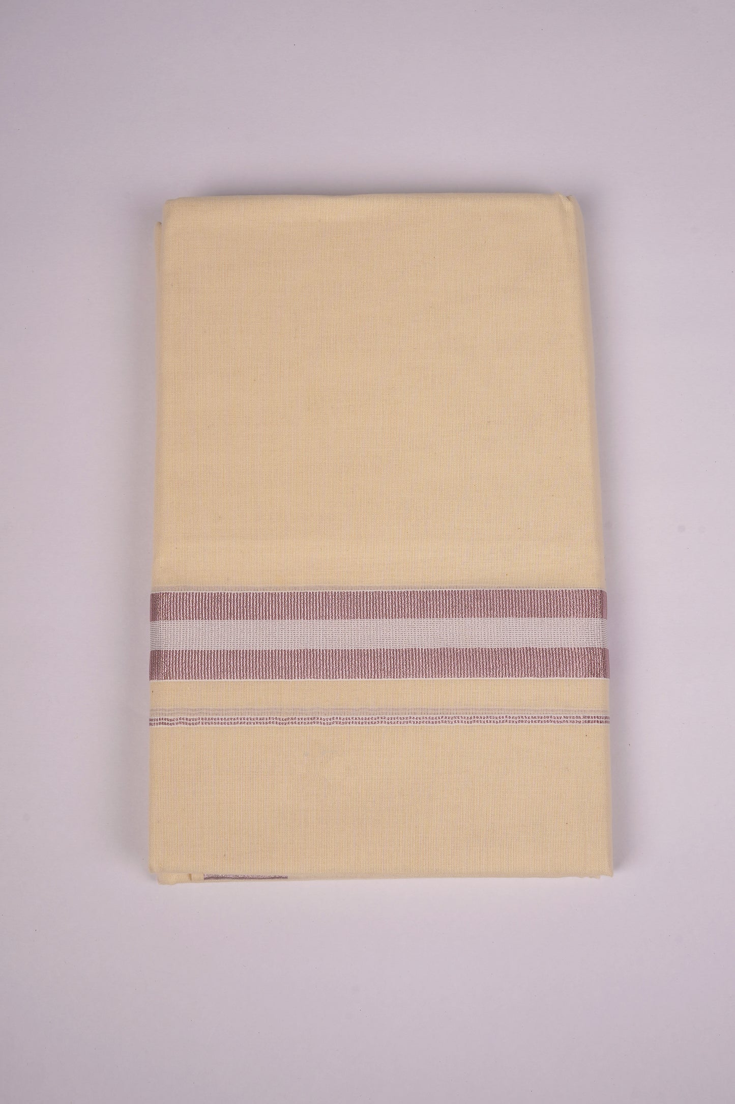 RGD-06C CREAM DOUBLE DHOTI  4.00 MTR