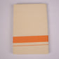 FD-08C CREAM DOUBLE DHOTI 3.80 MTR- Orange