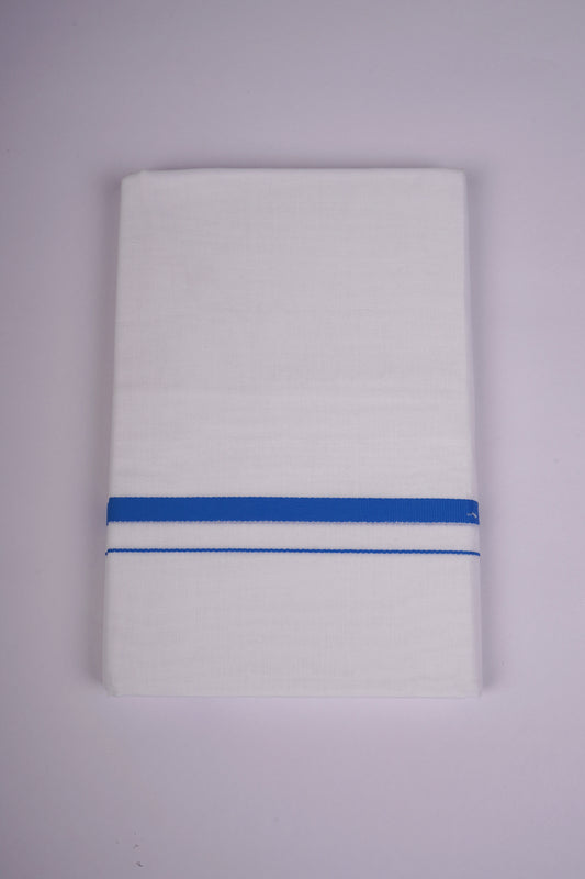 HD-25 W/D DHOTI  3.80 MTR-Blue