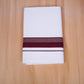 FCD-600 W/D DHOTI 3.80 MTR - Dark maroon