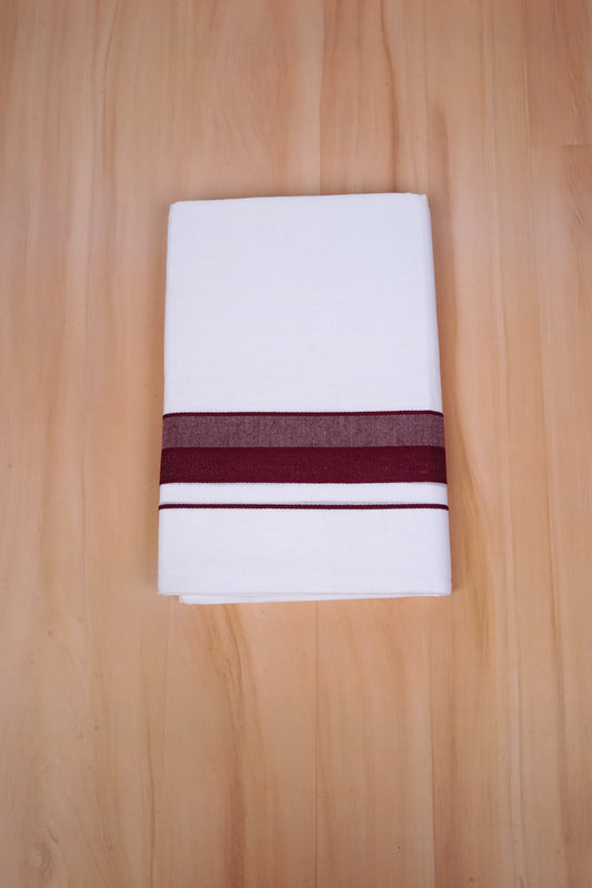 FCD-600 W/D DHOTI 3.80 MTR - Dark maroon