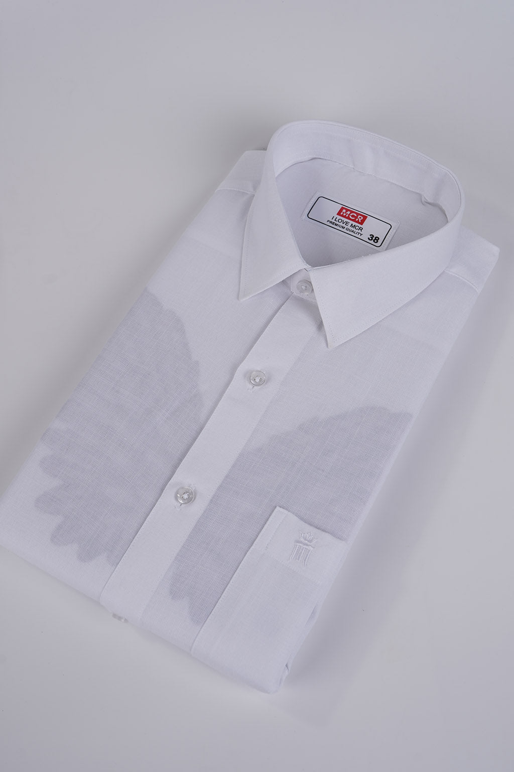 Men Casual Printed White Shirt - Angel Wings