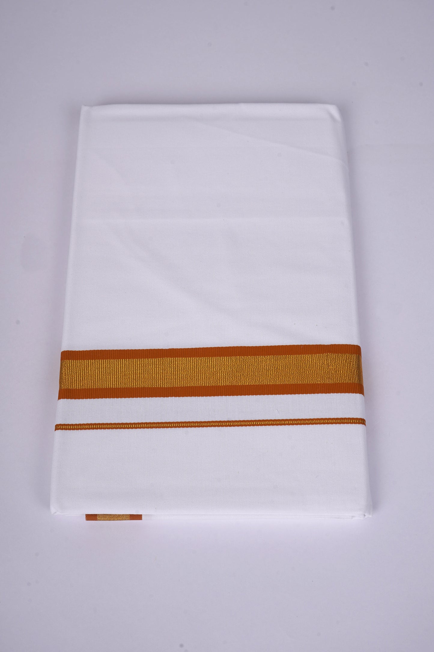 FS-103 W/S DHOTI 2.00 MTR - GOLD BROWN