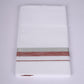 FS-124 W/S DHOTI  1.90 MTR - Silver Dark Brown