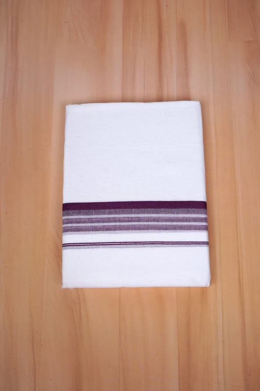 FCD-586 W/D DHOTI 3.80 MTR - Purple