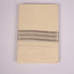 SLD-76C CREAM DOUBLE DHOTI  4.00 MTR