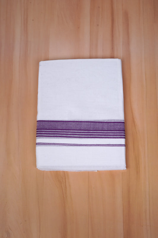 FCD-580 W/D DHOTI 3.80 MTR - Dark Purple